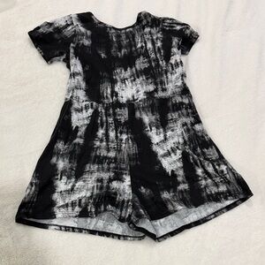 Melrose and Market Monochrome Tie-Dye Romper